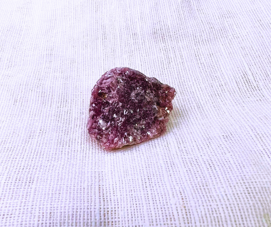 photo of purple crystal